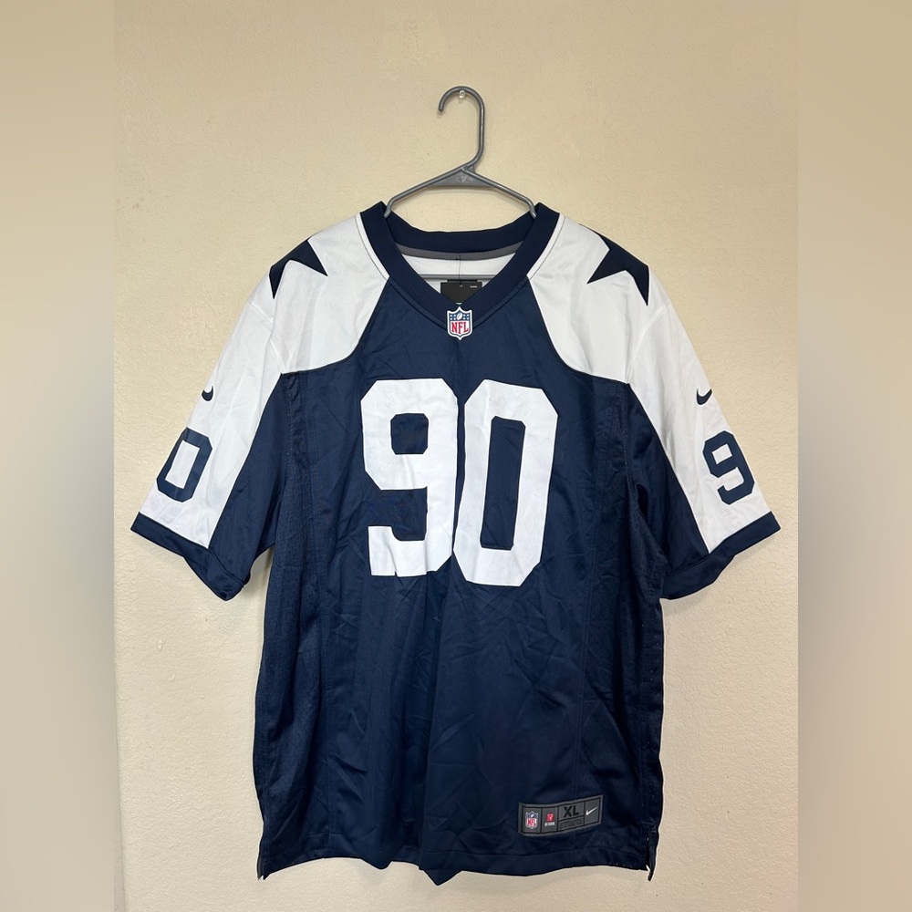 Nike Dallas Cowboys Jersey NEW White Mens Size XL #90 DeMarcus Lawrence